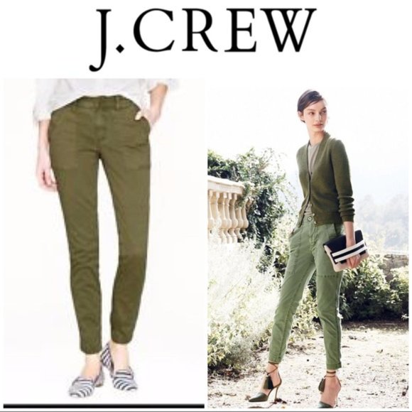 J. CREW Skinny Stretch Cargo Pants - Picture 9 of 9